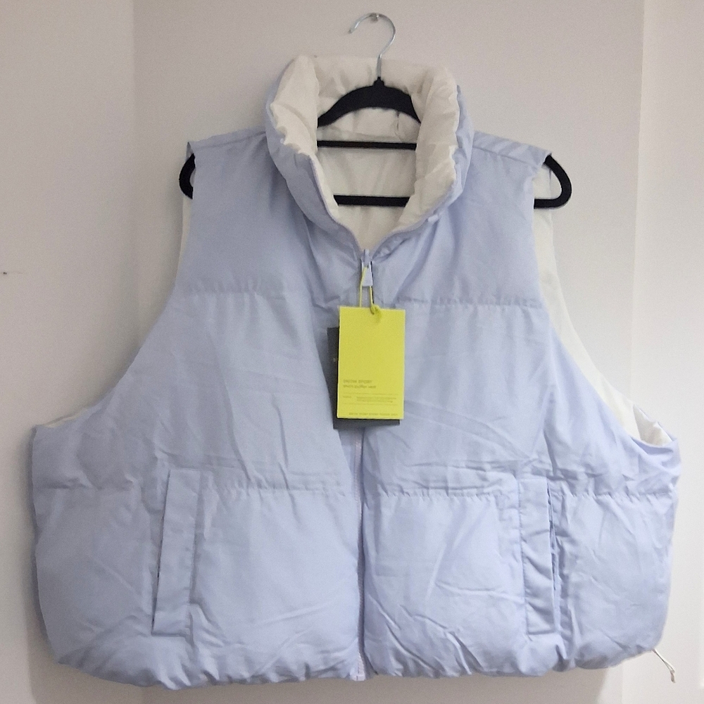 PLUS SIZE REVERSIBLE PUFFER VEST SIZE 2XL - Picture 5 of 8